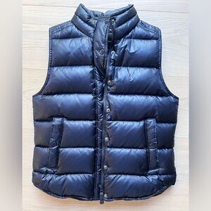 J. Crew Navy Puffer Vest